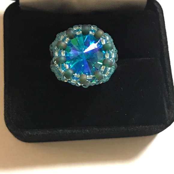 Handmade Beaded Ring - Picture 6 of 9